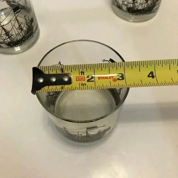 COPENHAGEN Tobacco Ship Logo Glasses Lot Of 3 Rocks Lowball Juice - Picture 10 of 10